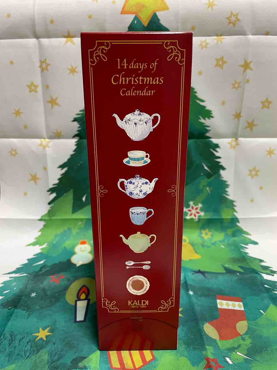 ムーミン アドベントカレンダー クリスマス　紅茶　カルディ　ティー オンラインストア限定 ムーミンティー カウントダウンカレンダー 1個