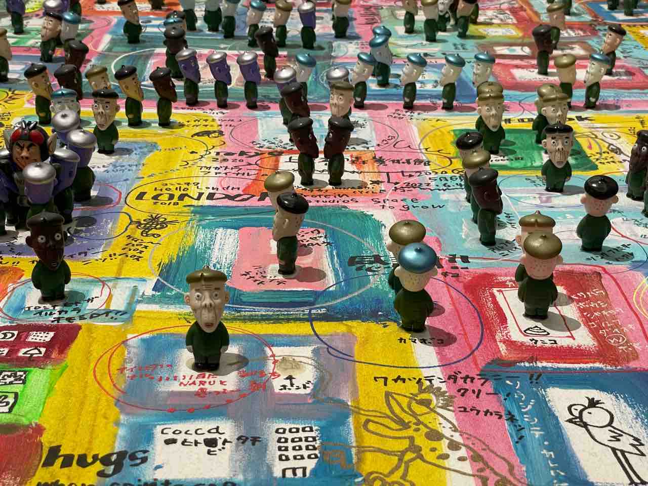 木梨憲武　シールアート　本人直筆 木梨憲武 シールアート 本人直筆