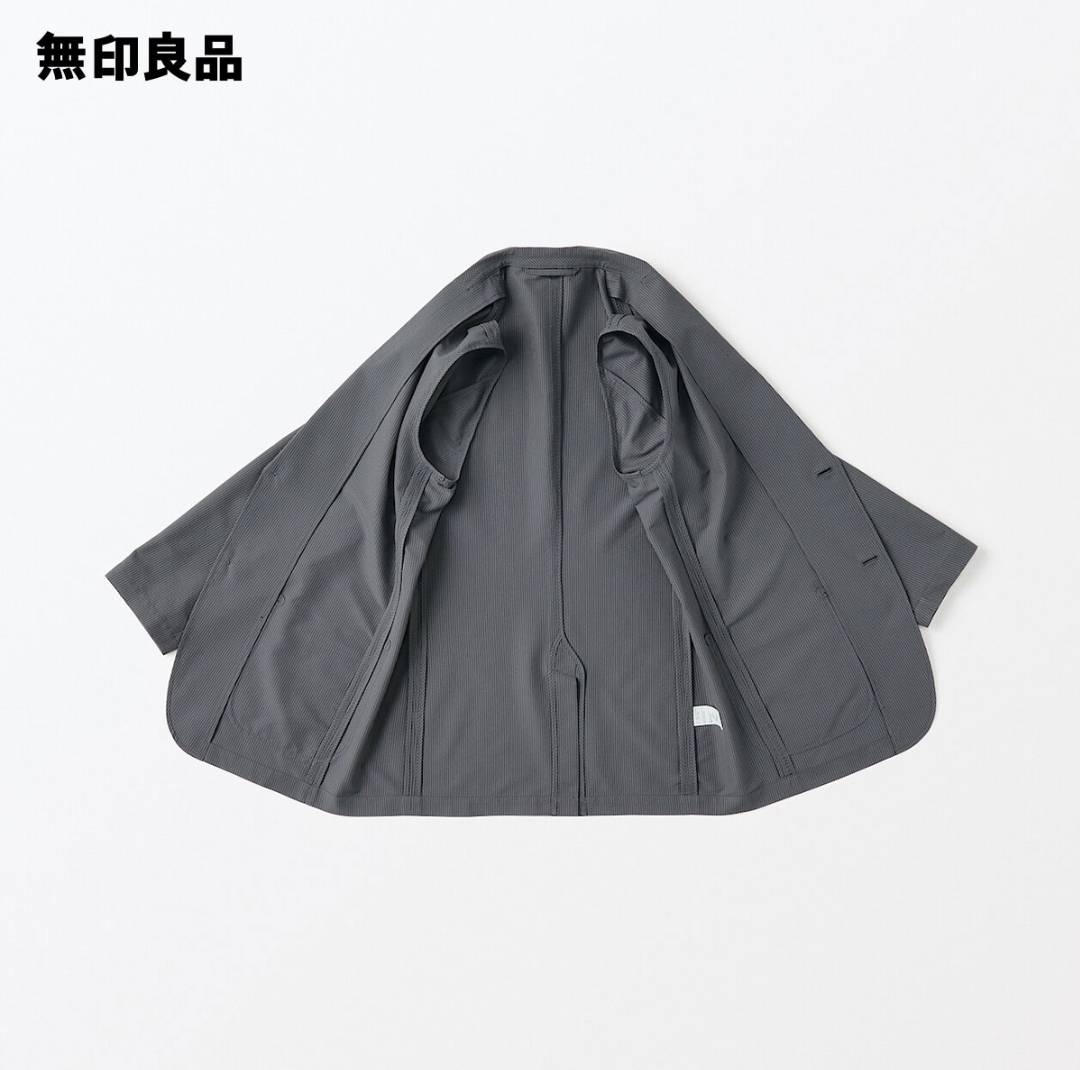 無印良品】【風を通す】【ストレッチ】【シアサッカー】でサマー