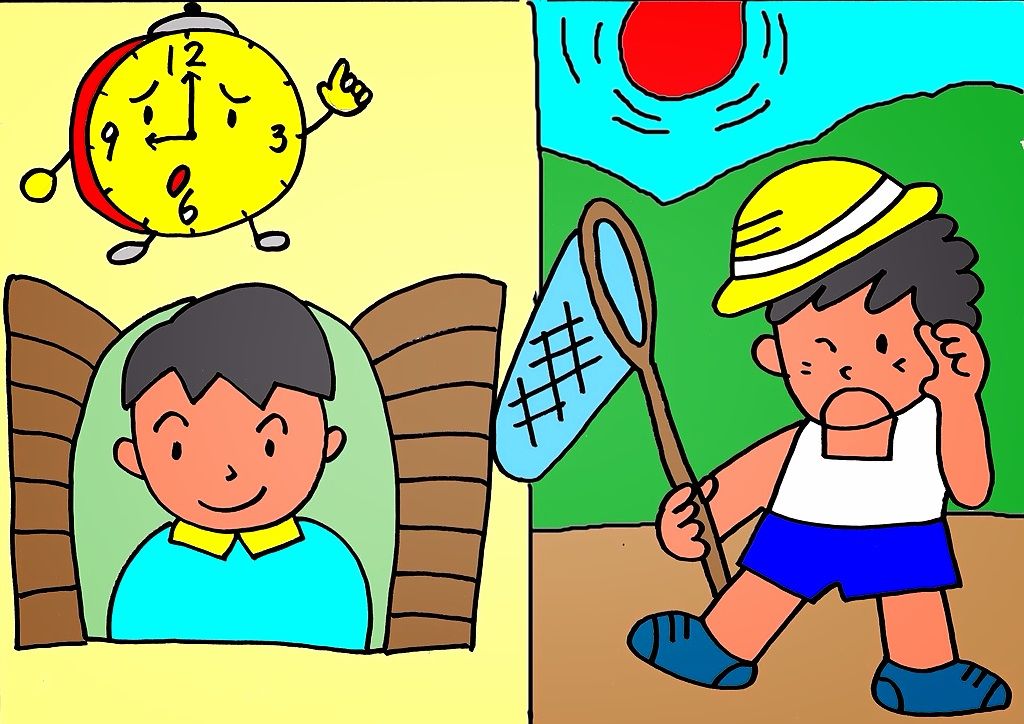 終業式の生徒指導はイラストで ザッキンチョ 終業式の生徒指導はイラストで ザッキンチョ