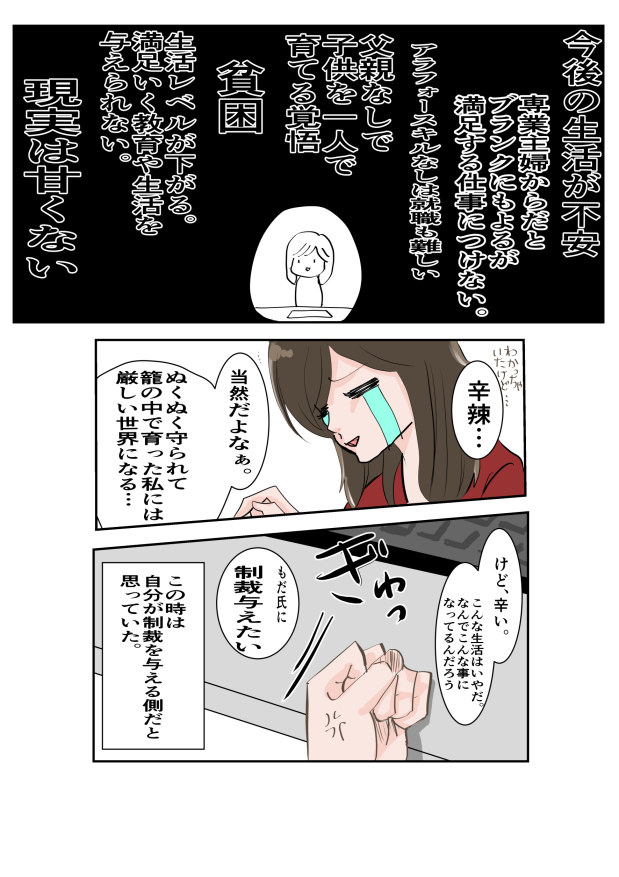 離婚 専業主婦を後悔する ざくろな毎日 母子家庭の日常絵日記 離婚 専業主婦を後悔する ざくろな毎日 母子家庭の日常絵日記