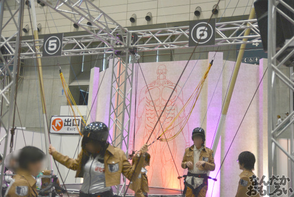 実際に“立体機動”を体験!『ニコニコ超会議3』「進撃の巨人」「Free!」「アイドルマスター」関連のコーナーを紹介_0009