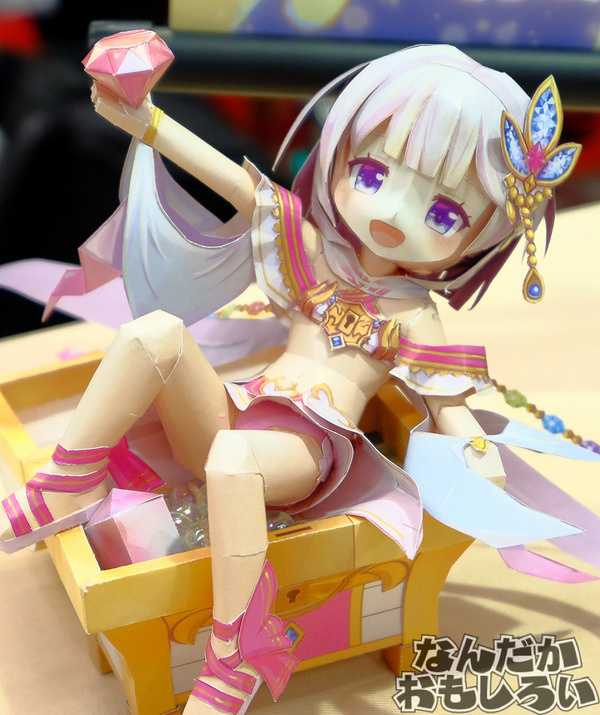 『白猫プロジェクト』香港のペーパークラフトサークルが台湾で出した「蒼い海の少女ノア」「100億の少女ティナ」のクオリティが異常！4030