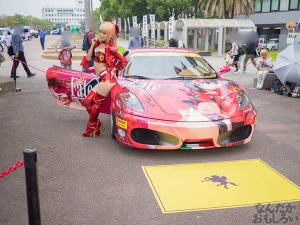 『マチアソビvol.15』武内崇さん描き下ろし痛車「Fateシリーズ」仕様のフェラーリ展示！ハイクオリティな超高級痛車を撮影してきた0003