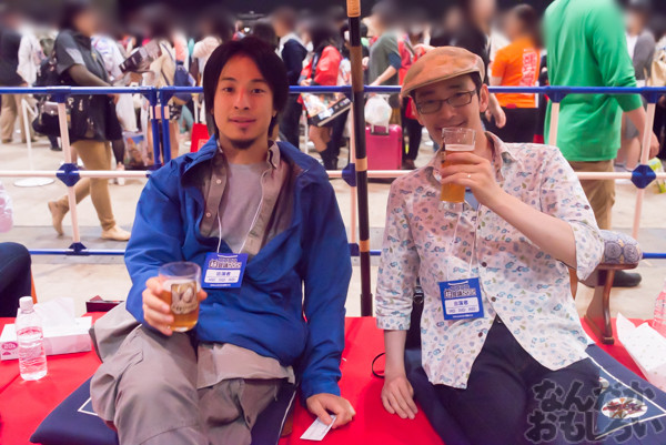 今年もZUNさん&ひろゆきさん一緒にビール!『ニコニコ超会議』超ZUNビールブースが大盛況!