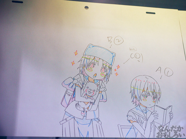 TVアニメ『がっこうぐらし!』展が秋葉原で開催 笑顔・絶望顔など貴重な生原画、缶詰、サイン入りシャベルなどたくさん展示!0045