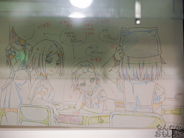 TVアニメ『がっこうぐらし!』展が秋葉原で開催 笑顔・絶望顔など貴重な生原画、缶詰、サイン入りシャベルなどたくさん展示!0053