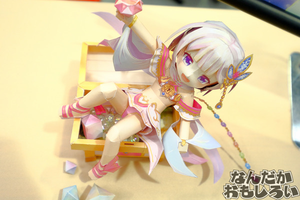 『白猫プロジェクト』香港のペーパークラフトサークルが台湾で出した「蒼い海の少女ノア」「100億の少女ティナ」のクオリティが異常！4039