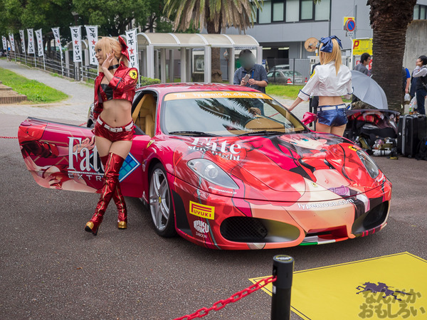 『マチアソビvol.15』武内崇さん描き下ろし痛車「Fateシリーズ」仕様のフェラーリ展示！ハイクオリティな超高級痛車を撮影してきた