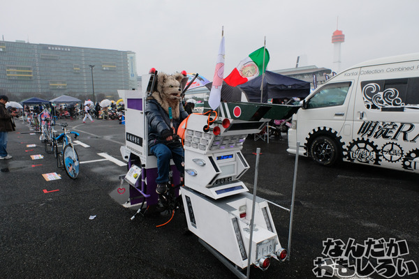 『痛車天国2017 in お台場』写真50枚!雨にも寒さにも耐えた痛単車・痛チャリをレポート 「デレマス」高垣楓スポーツバイクに、痛ライン引きも登場4156