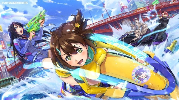 『神田川JET GIRLS』水上スポーツに挑む少女青春アニメが10月放送　キャラ原案は「ガルガンティア」鳴子ハナハルさん