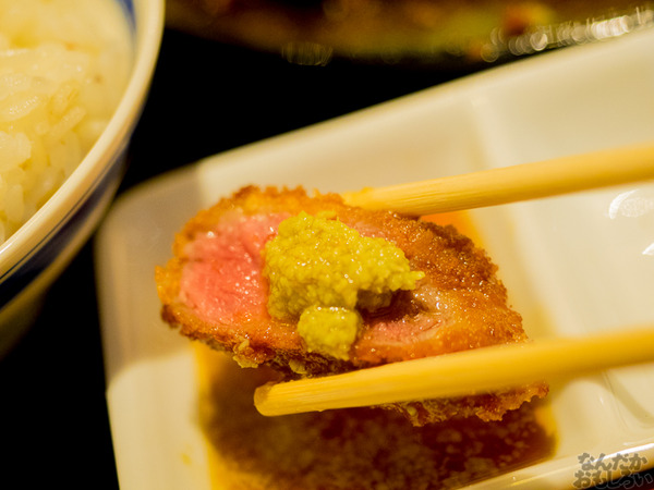 秋葉原に京都発の牛カツ専門店「京都勝牛 ヨドバシAKIBA」オープン　麦ご飯おかわり自由、わさびやカレーつけ汁など一風変わった牛カツを堪能してきた