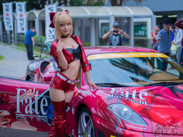 『マチアソビvol.15』武内崇さん描き下ろし痛車「Fateシリーズ」仕様のフェラーリ展示！ハイクオリティな超高級痛車を撮影してきた0005