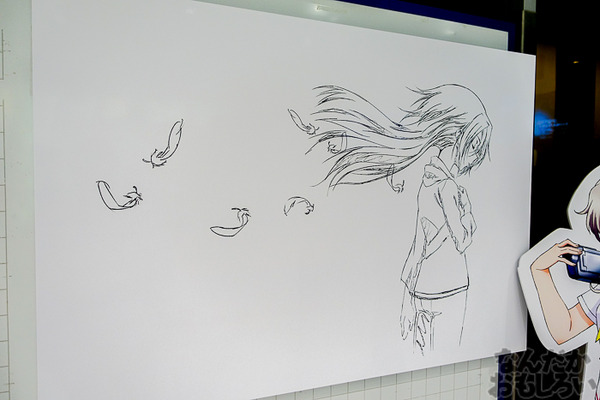 TVアニメ放送中「Charlotte」の貴重な原画を大量展示した展示会がアキバで開催！早速会場の様子をお届け_3560