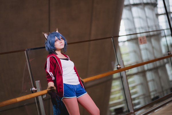 国立新美術館でコスプレ005