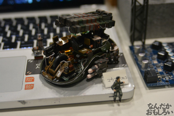 ワクワクしちゃう!『ワンフェス2014夏』ディーラー「RAILGUN」のメカニカルなマウス、フラッシュメモリ_0540
