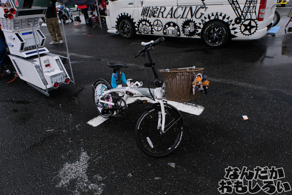 『痛車天国2017 in お台場』写真50枚!雨にも寒さにも耐えた痛単車・痛チャリをレポート 「デレマス」高垣楓スポーツバイクに、痛ライン引きも登場4154