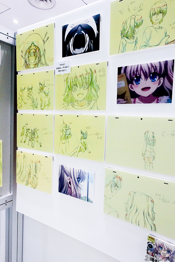 TVアニメ放送中「Charlotte」の貴重な原画を大量展示した展示会がアキバで開催！早速会場の様子をお届け_3607