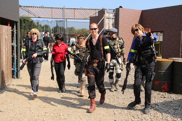 バイオハザードコスプレサバゲー ざんぶろ