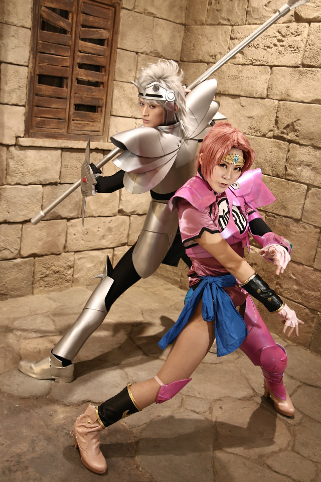 武闘家マァムと槍術士ヒュンケル : ざんぶろ。