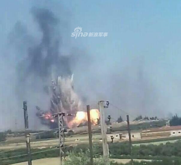 シリア空軍基地爆発_1