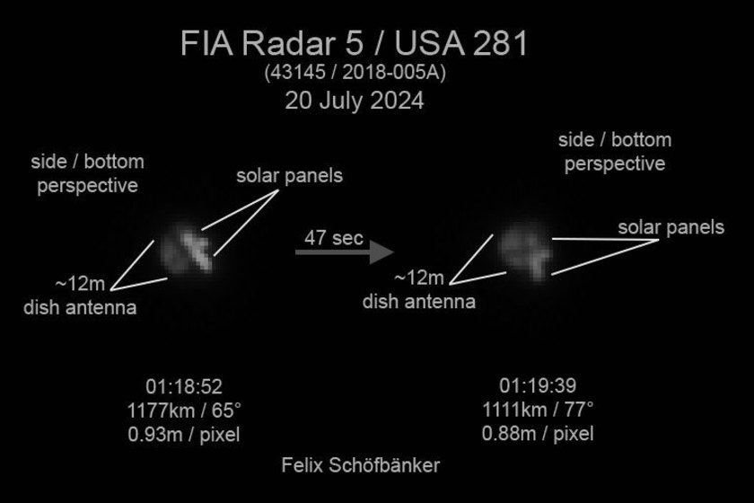 アマチュア天体写真家、アメリカの極秘軍事衛星撮影