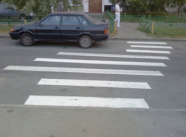 ロシアの横断歩道_1