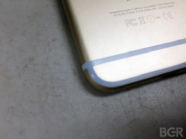 iPhone6 Dラインの変色_1