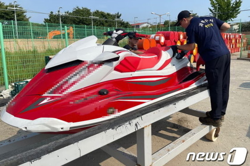 水上バイクで中国から韓国へ、密入国未遂事件発生