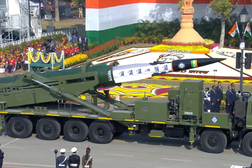 インド軍、極超音速対艦ミサイル初公開