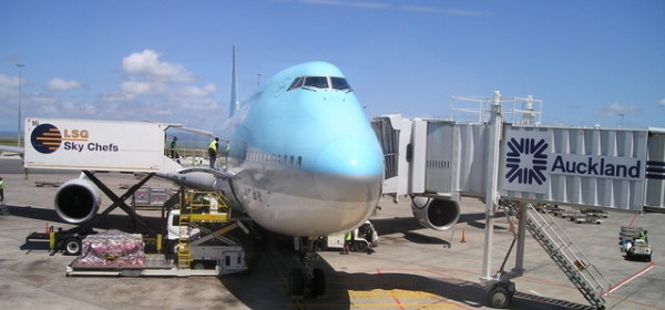 大韓航空機