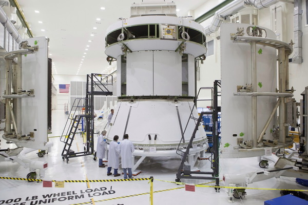 オリオン宇宙船のサービスモジュール