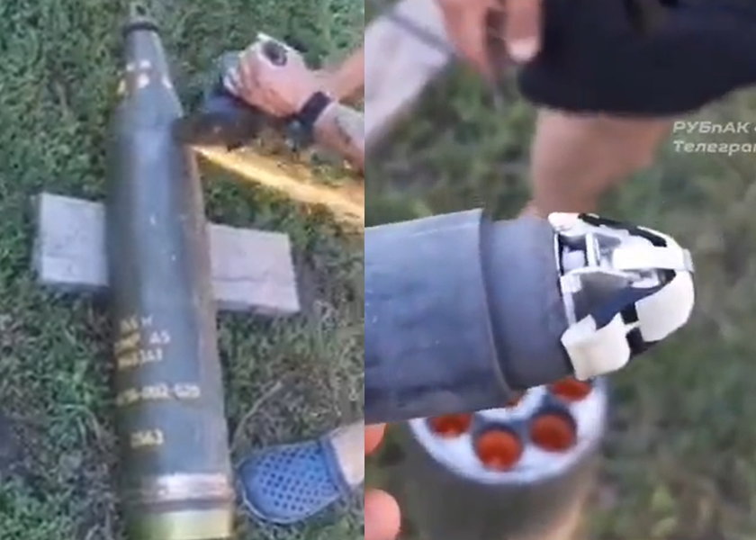 無理やりクラスター砲弾分解、小爆弾をドローンから投下ーウクライナ