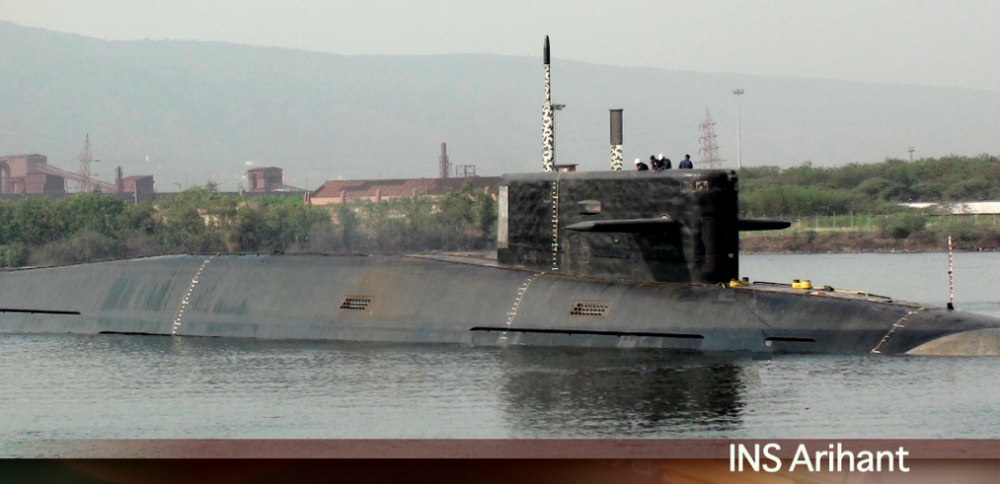 インドの原子力潜水艦、5年ぶり2枚目の写真