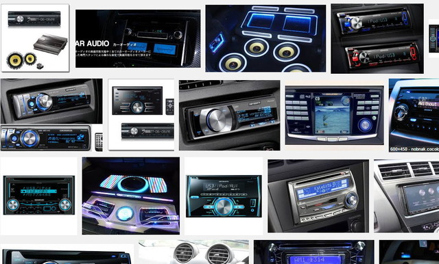 カーオーディオ画面