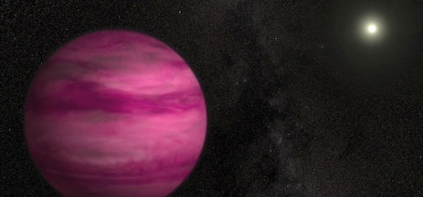 ピンク色の惑星