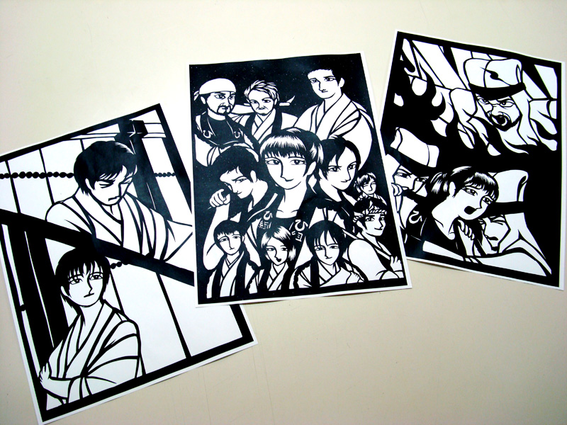 猿話 キャストの似顔絵 日々是雑覇