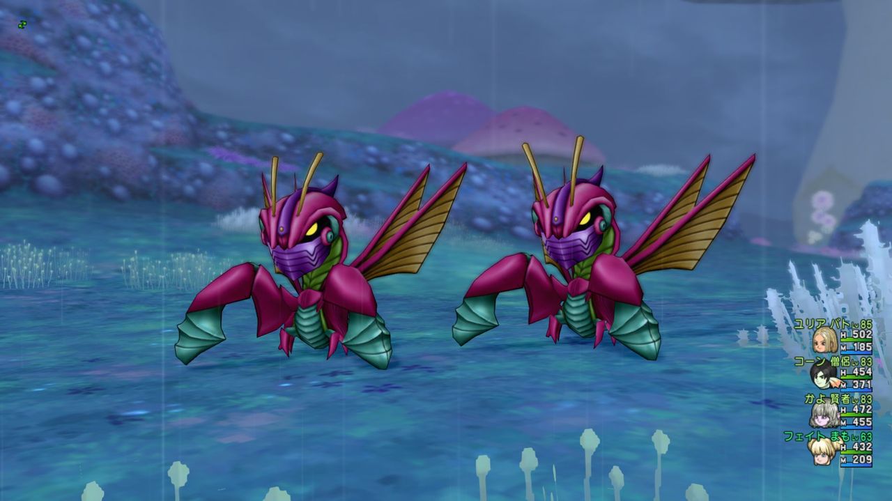 金策 日替わり討伐 ポポリアきのこ山 シーザーレインボー スライムヒルズ族への道 闇の炎に抱かれて消えろ