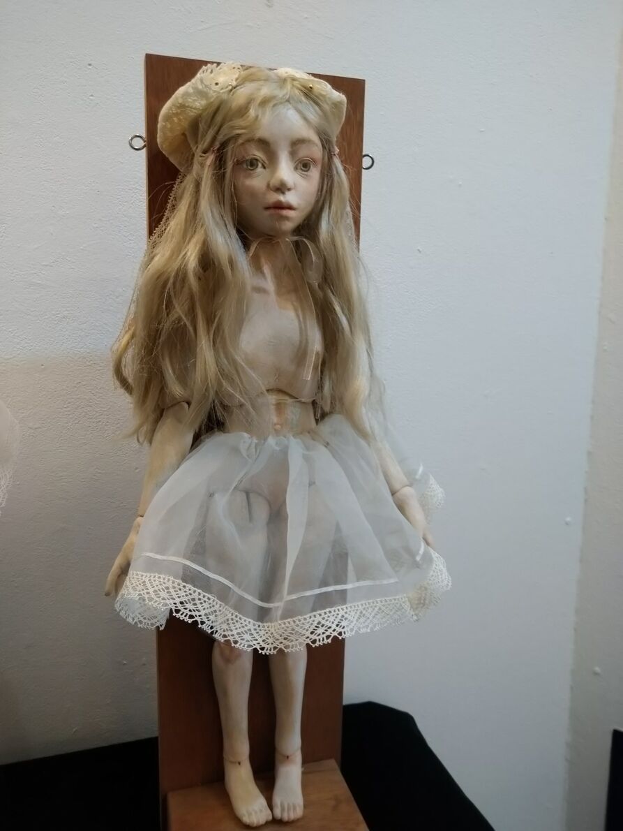 高田美苗さん作品「猫天使Ⅱ」 高田明美・高田美苗 二人展-Angel Mythos-】