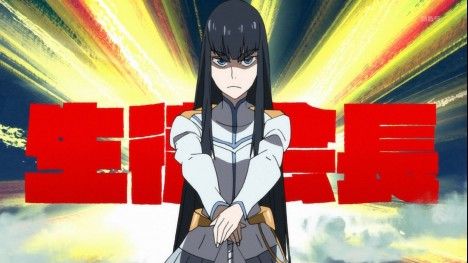 アニメ キルラキル 第一話 海外の反応 お茶と牛乳の空間