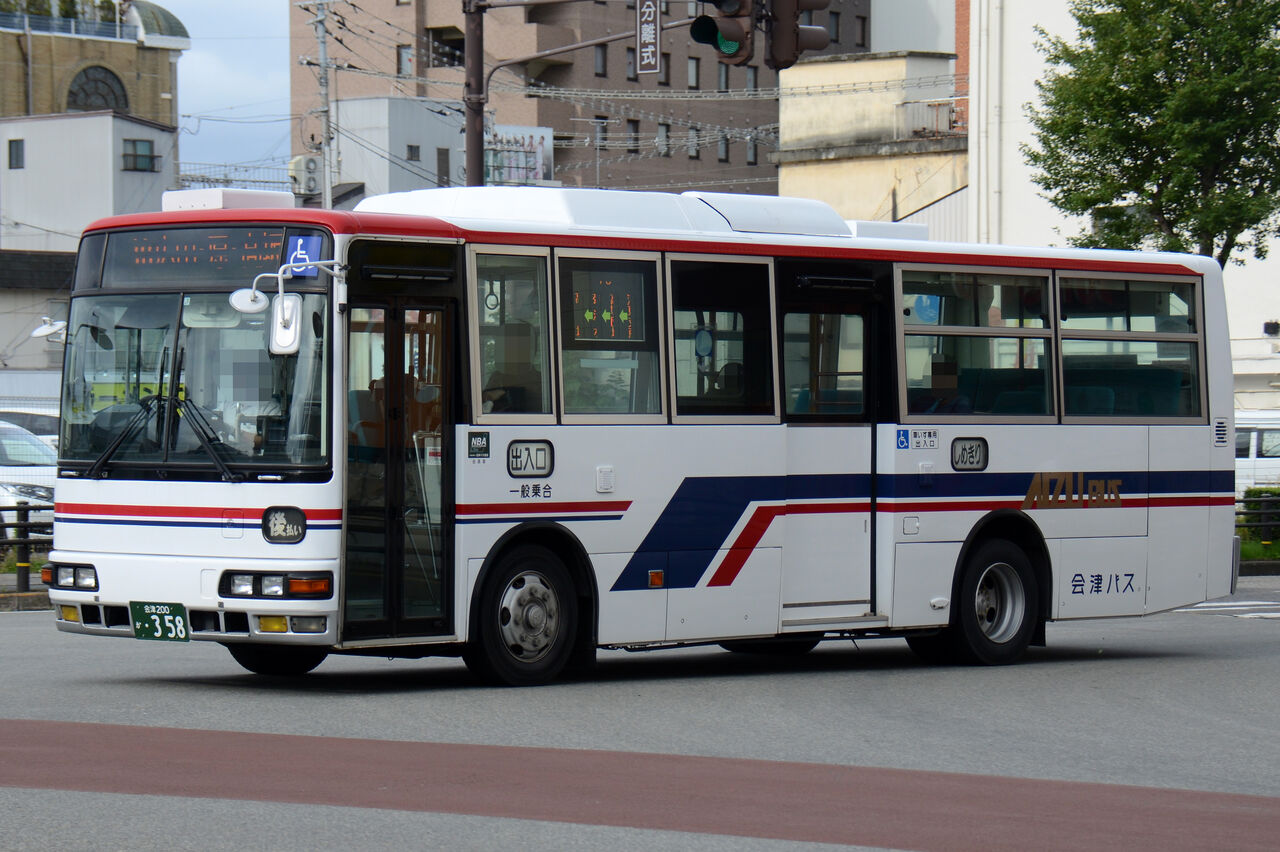 会津乗合自動車(会津バス) 中型移籍車⑤ : ざっしーのただ載せて