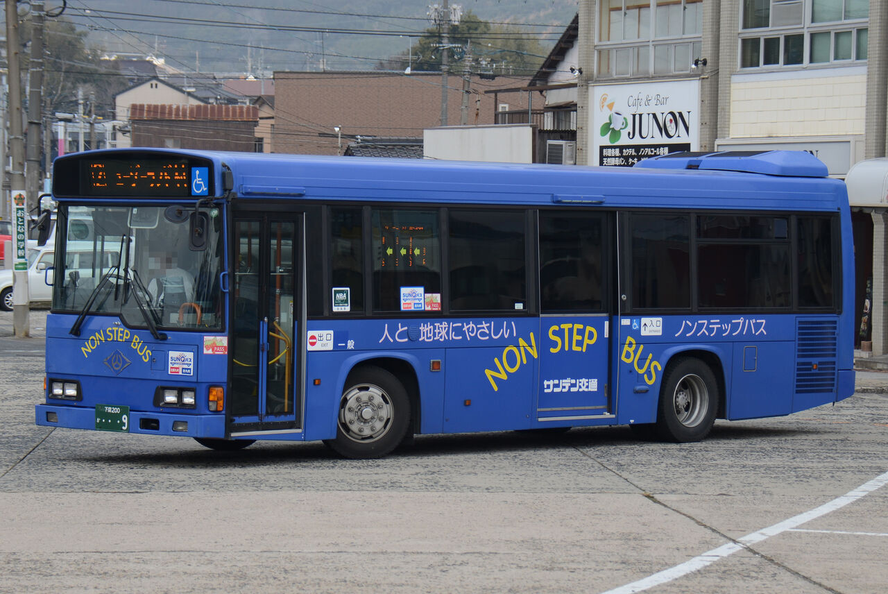 サンデン交通 都営からやって来た新7E 3台フルコンプ