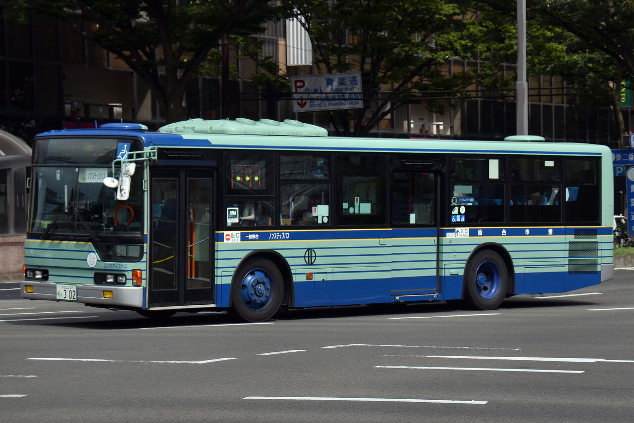 仙台市交通局 大型移籍車 ざっしーのただ載せてゆくだけ