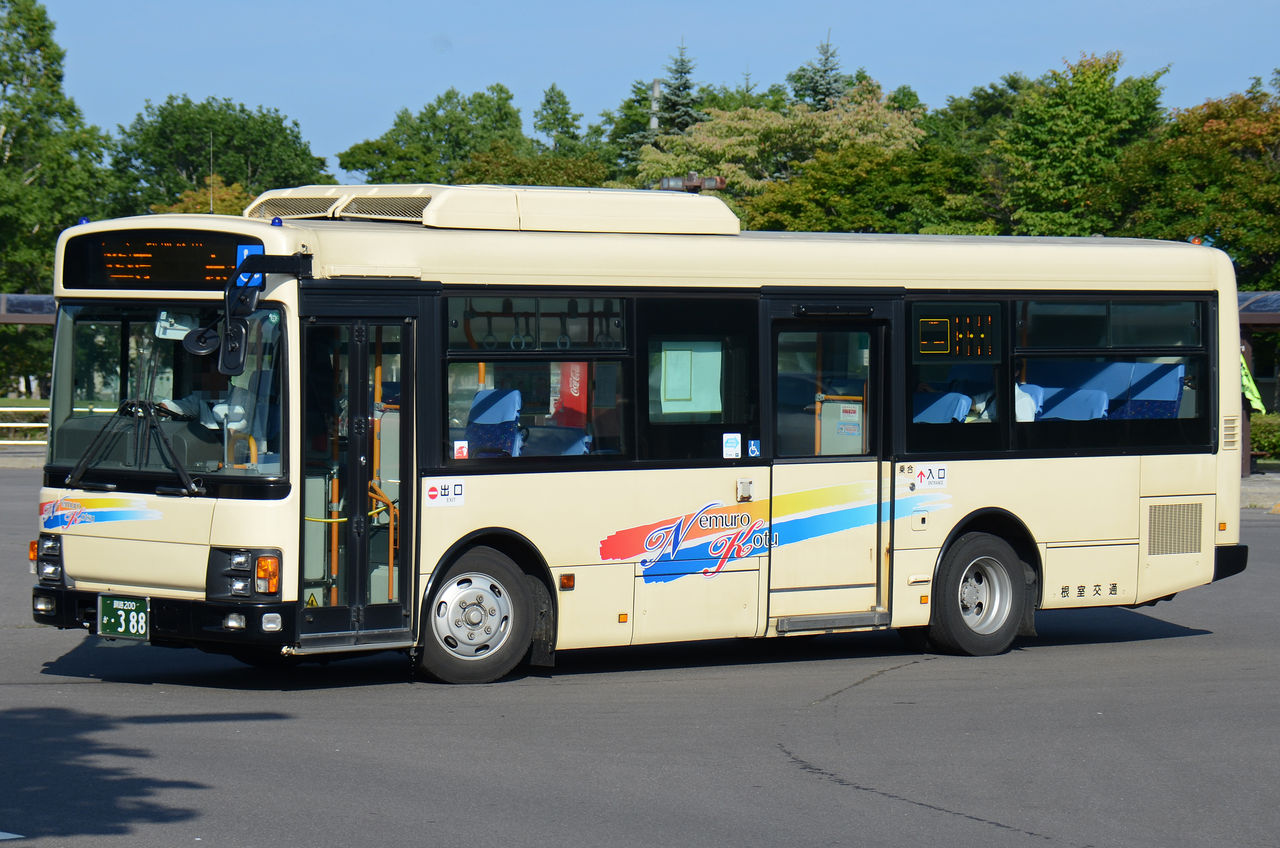 根室交通 中型車 ざっしーのただ載せてゆくだけ