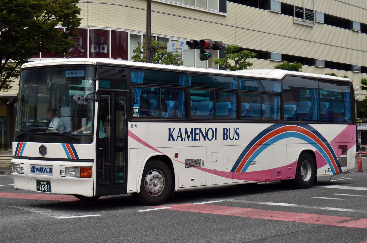 亀の井バス 大分22か1681 : ざっしーのただ載せてゆくだけ
