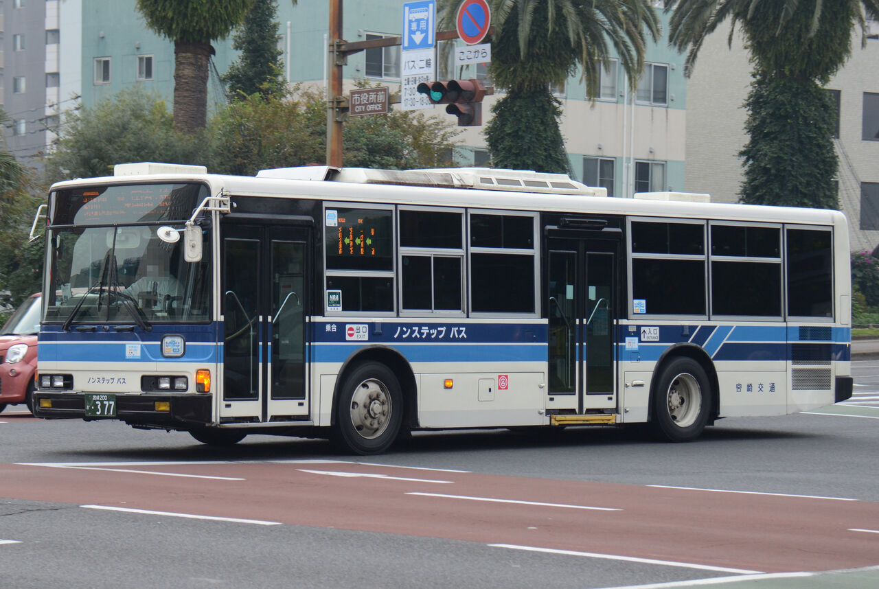 宮崎交通 大型移籍車 : ざっしーのただ載せてゆくだけ