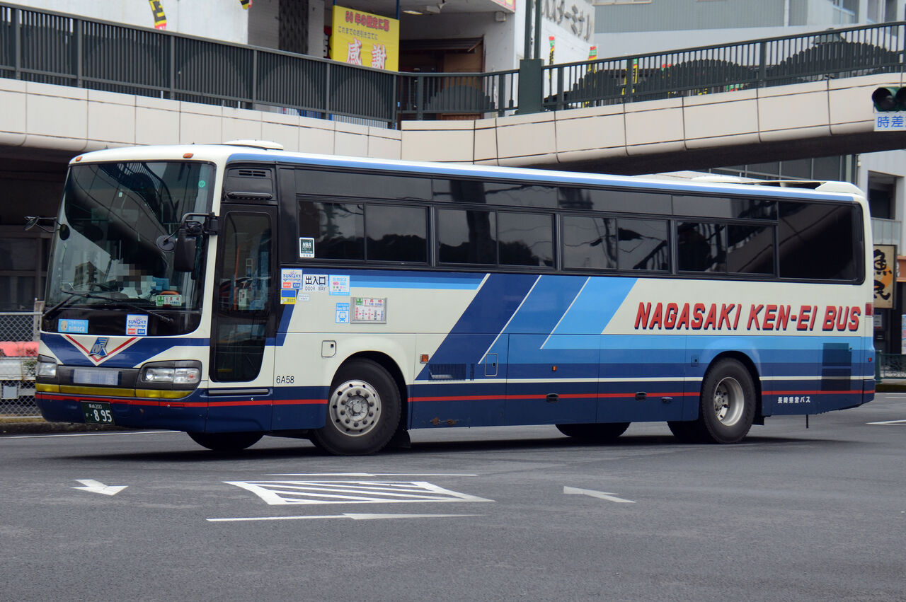 長崎県交通局 高速 長距離路線車 ざっしーのただ載せてゆくだけ