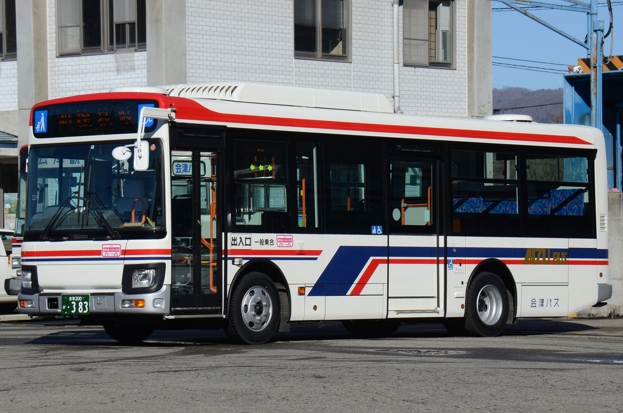 会津乗合自動車(会津バス) 中型車⑥ : ざっしーのただ載せてゆくだけ