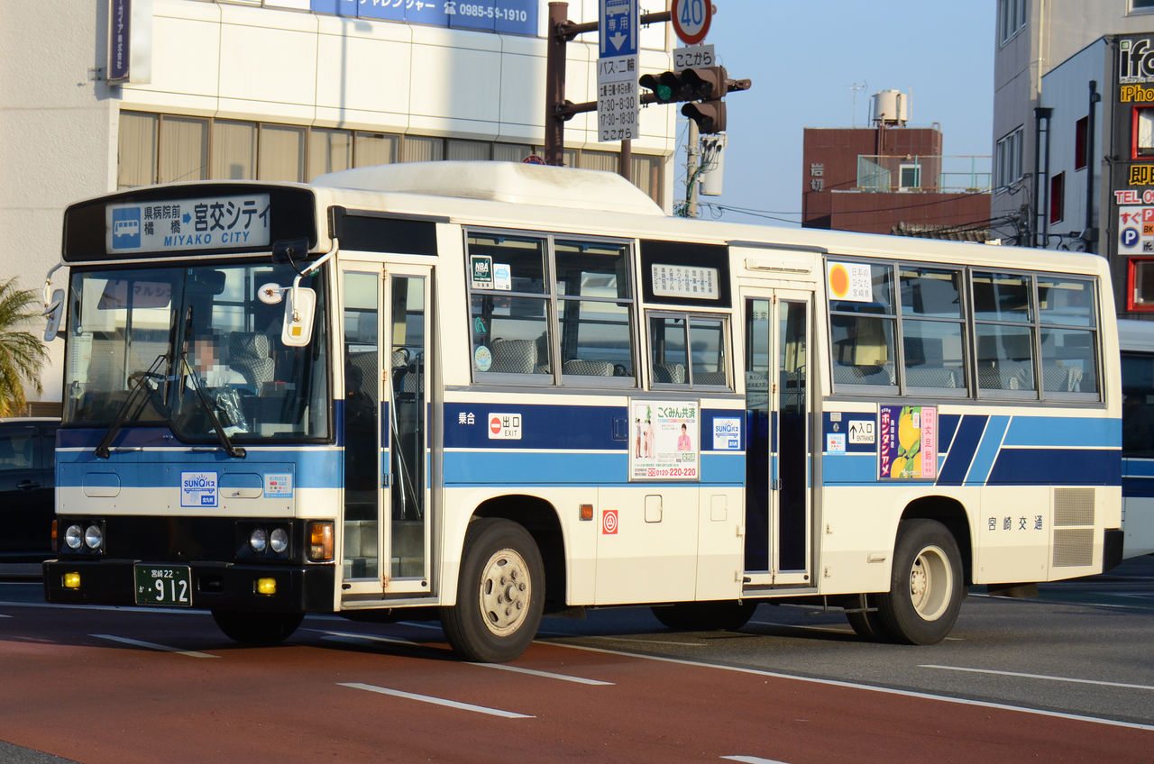宮崎交通 中型車⑤ : ざっしーのただ載せてゆくだけ