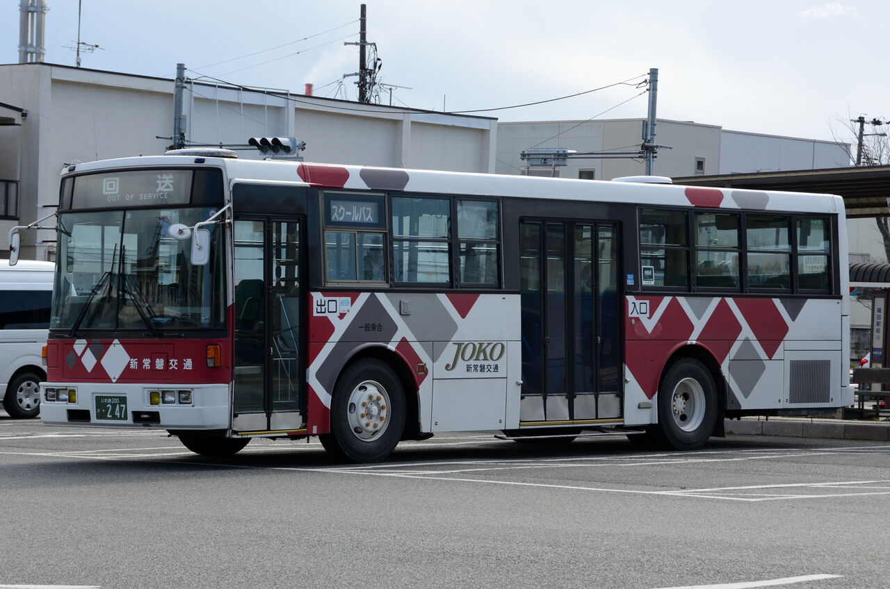 新常磐交通 大型移籍車① : ざっしーのただ載せてゆくだけ